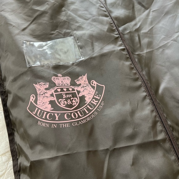 Juicy Couture long puffer coat w/ faux fur trim hood - Picture 7 of 7